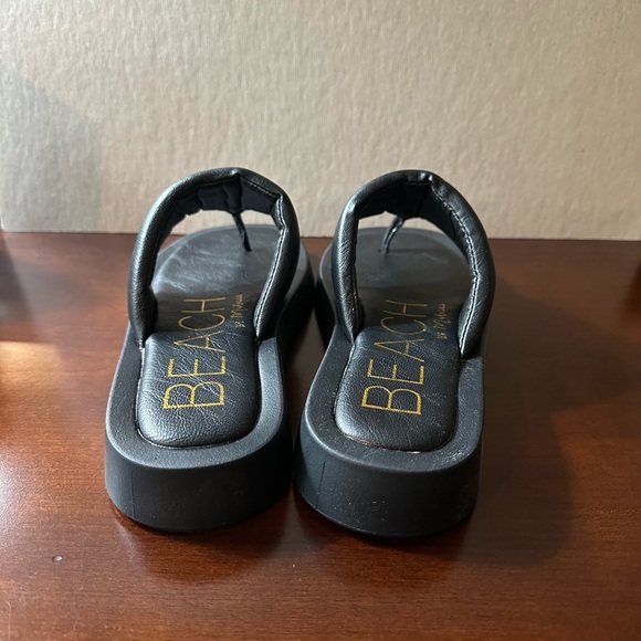 Beach By Matisse Black Slide Sandals - Picture 3 of 9